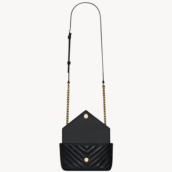 NEW! Yves Saint Laurent Quilted Mini Black Shoulder Bag - Picture 5 of 10